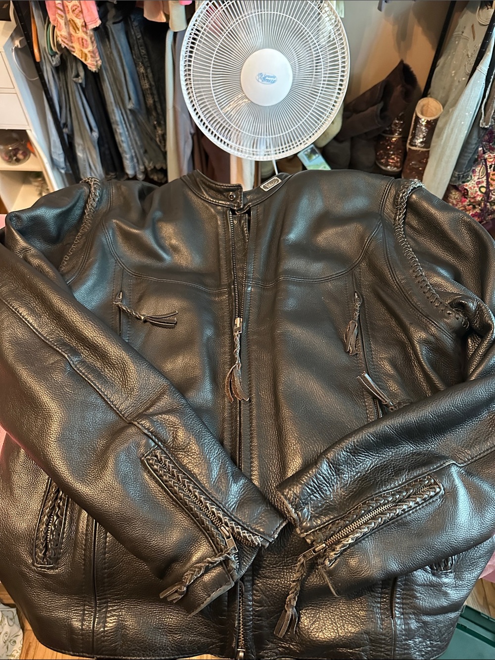 VINTAGE WILLY G MOTORCYLE COAT. FALL OR WINTER
